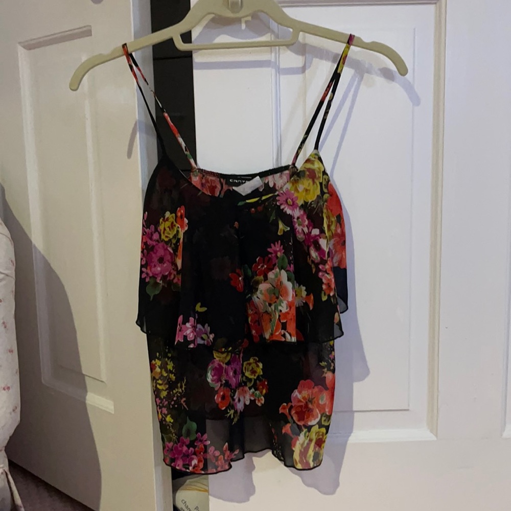 flower print tank